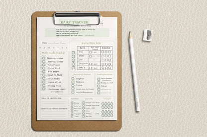 Daily Habit Tracker ( Ibadah focused )  المنظم اليومي